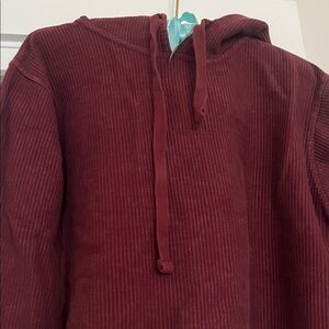 Royce Burgundy Corduroy Hoodie